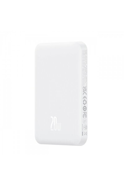 Baseus Baterie Externa Wireless Magnetic Mini, 5000mAh, 20W, PD + FQI, 1 x QI...