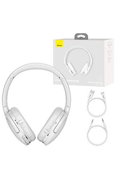 Baseus Casti Bluetooth Encok D02 Pro, MultiPoint, A2DP, Alb