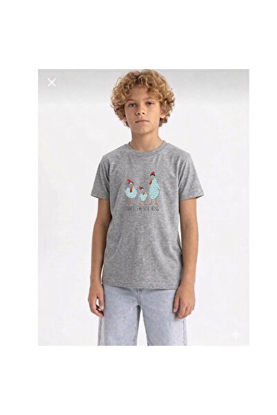 playwear Παιδικό unisex μπλουζάκι με στάμπα Three French Hens, 100% βαμβακερό...