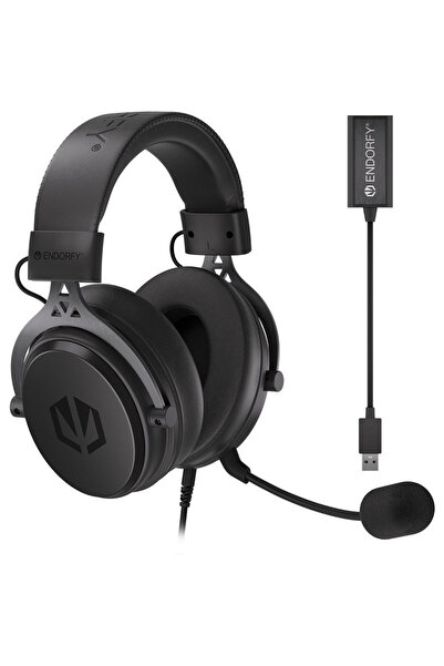Endorfy Headphones, Endorfy, Microphone, USB, Black (EY1A001)