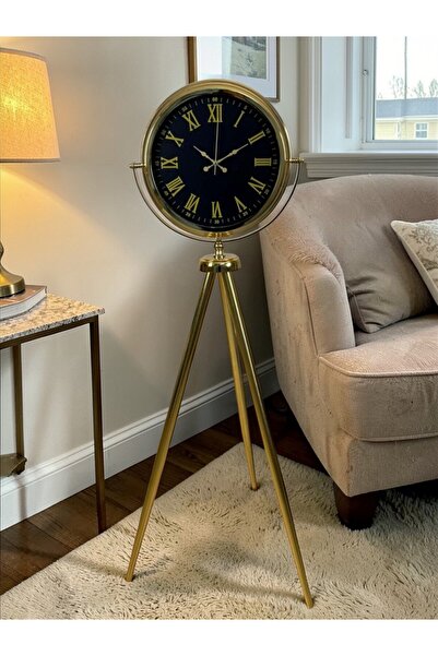 ForWhat Büro Ev Ofis Hediyesi için Golden Era Tripod Ayaklı Saat