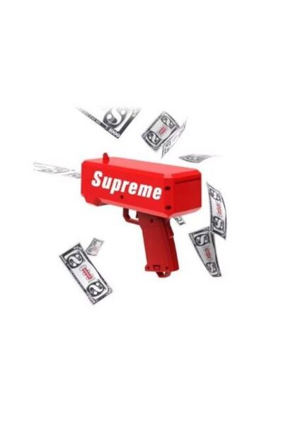 SimpluAcasa Jucărie pentru Aruncat Bani - Supreme Cash Cannon (Money G u n)