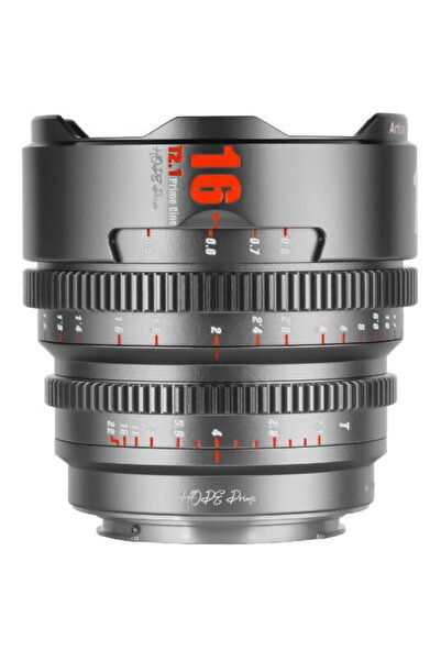 7artisans Obiectiv Manual HOPE 16mm T2.1 Super35 Cine Wide Lens Fuji FX Titanium