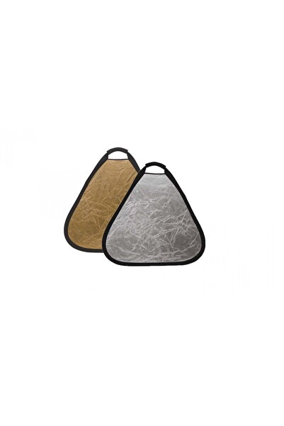 OEM Blenda triunghiulara cu maner gold-silver 60cm