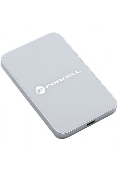 Forcell Baterie Externă Wireless F5K8, 5000mAh, 15W, PD + FQI, 1 x QI - 1 x U...