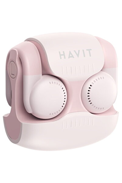 Havit Casti OWS907, Bluetooth 5.3, TWS, In-Ear, Control tactil, TWS, Roz