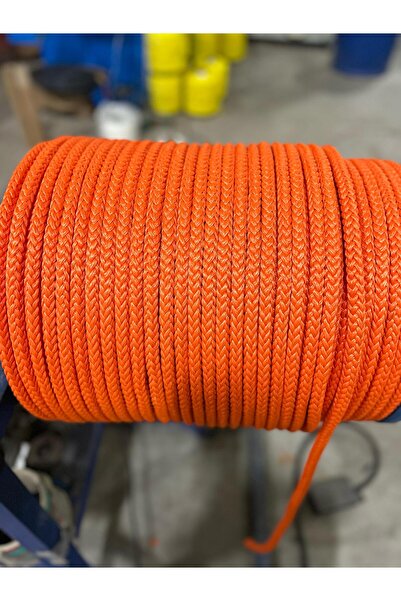 DEPO27 TURUNCU 20 Mm 12 Kollu Yüzen Halat - 20 Metre - Poliproplen Halat