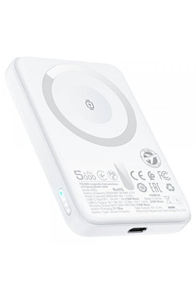 Acefast Baterie Externă Wireless M25, 5000mAh, 20W, PD + FQI, 1 x QI - 1 x US...