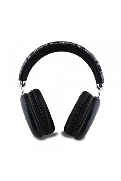 Guess Casti Stereo Wireless GCube Metallic Script Logo, Bluetooth, A2DP, Negru