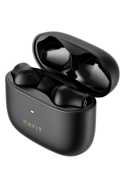 Havit Casti TW958 PRO, Bluetooth 5.3, TWS, In-Ear, Control tactil, Negru