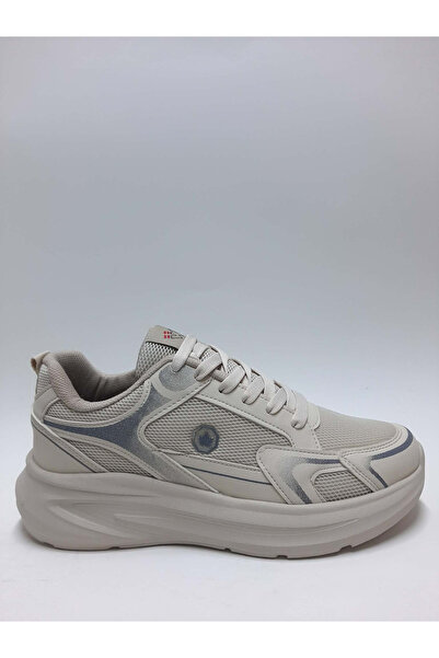 Wanderfull Lightweight Lace-Up Comfortable Beige Color Casual Men's Sports Shoes