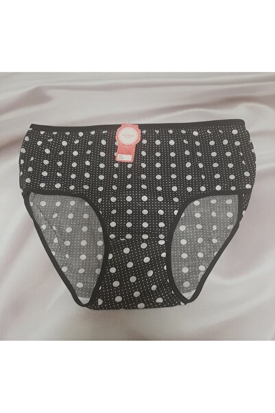 Shine Elagance Large Size Polka Dot High Waist Women's Bato Panties