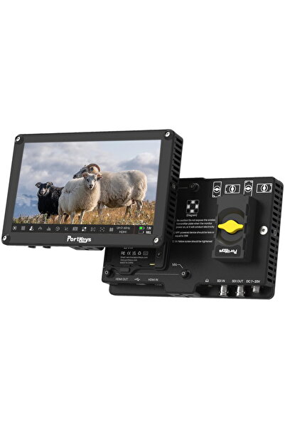 PORTKEYS HS8 Director's LCD Monitor, 8 inch, Touchscreen, 1100 nits, 20 W, HD...