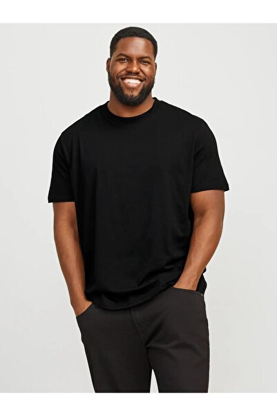 Jack & Jones Ανδρικό λογότυπο μάρκας βαμβακερό μαύρο μπλουζάκι κατάλληλο για ...