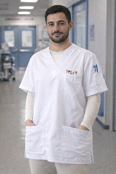 mirach Ανδρικά Scrubs με Επιπλέον Τσέπες Άνετη Εφαρμογή Νοσοκομειακή Κλινική ...