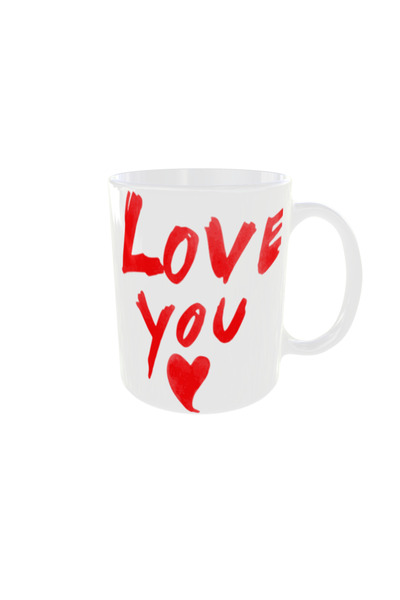 OEM Personalized Love You heart mug, 350ml – the ideal gift for any occasion