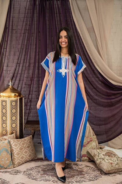 Graciana "جلابية فراشة فضفاض قطن بوليستر