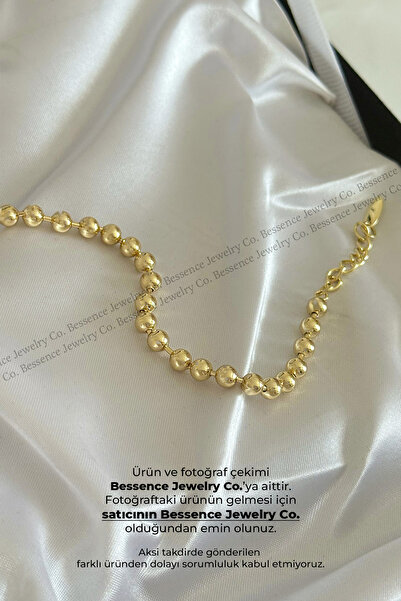 BESSENCE JEWELRY CO. Xuping 14K Gold Klasik Dorika Model Çelik Bileklik, 18CM...