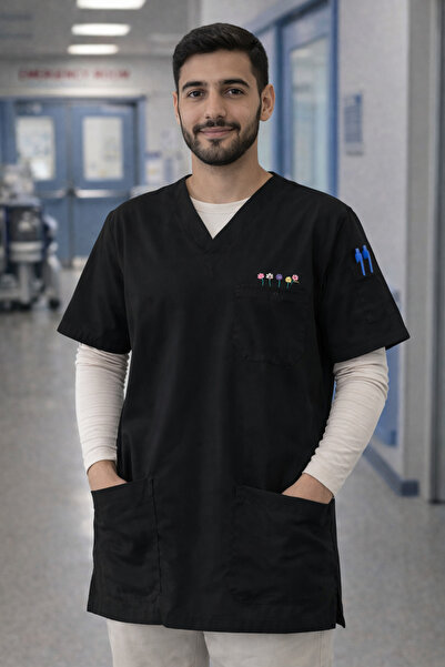 mirach Ανδρικά Scrubs με Επιπλέον Τσέπες Άνετη Εφαρμογή Νοσοκομειακή Κλινική ...