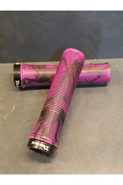 GenelTedarik مقود دراجة ديمونت - مقود مطاطي مضاد للانزلاق مع هدية كيرامبيت