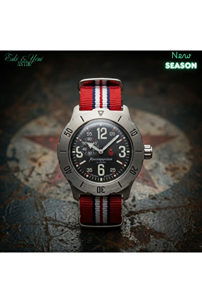 ESKİ YENİ ANTİK Vostok Komandirskie Automatic Men's Wristwatch 100m Mechanica...