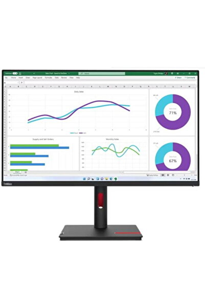 LENOVO Monitor IPS LED ThinkVision 31.5" T32h-30, WQHD (2560 x 1440), HDMI, D...