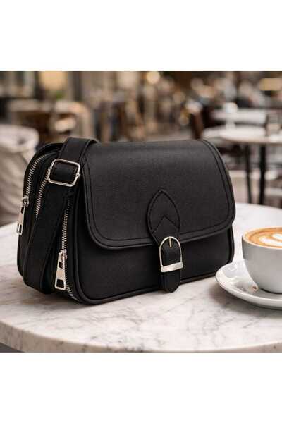 MODAMARKM Women's Shoulder and Crossbody Bag with 3 Compartments and Zipper, ...