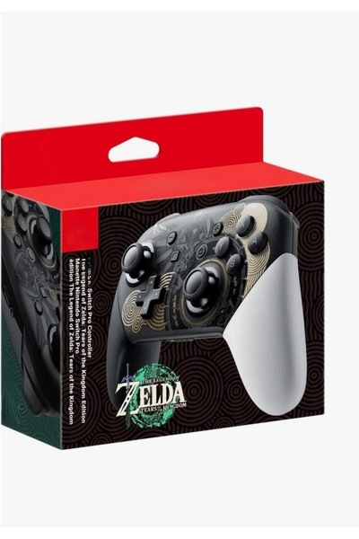 CRKTEKNOLOJİ Switch Pro Controller Uyumlu Premium Kablosuz Gamepad - Zelda Sp...