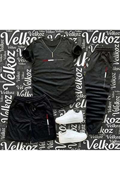 Velkoz Los Angeles 3-Piece Full Black Set