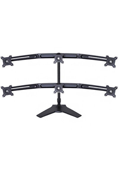 Multibrackets Suport pentru 6 monitoare /LCD birou Multibrackets,15"-24", neg...