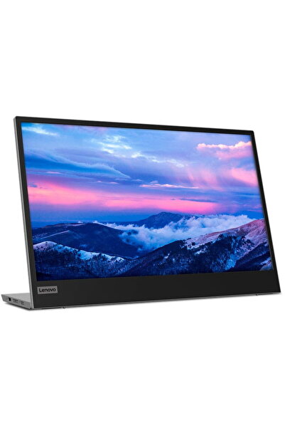 LENOVO Monitor Portabil IPS LED 15.6" L15, Full HD (1920 x 1080), USB, Argintiu