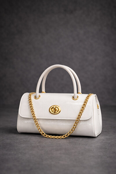 PJ & Me Premium Chain Strap Women's Hand and Shoulder Bag – Medium Size Cylin...