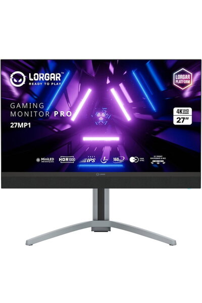 LORGAR Monitor Gaming MiniLED IPS Pro 27MP1, Diagonala 27 ", Rezoluție 4K UHD...