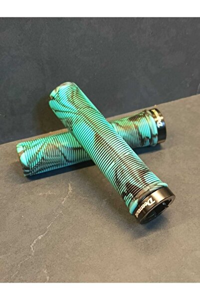 GenelTedarik مقود دراجة ديمونت - مقود مطاطي مضاد للانزلاق مع هدية كيرامبيت