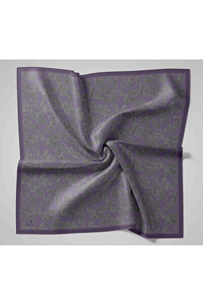 Silk Home Viskon Karışımlı Velora Eşarp Desenli İnce Dokulu Dökümlü 90X90