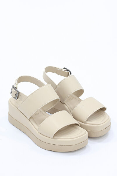 kajal ayakkabı NVL 403 Σανδάλια με ίσια λουράκια και ρυθμιζόμενο τακούνι