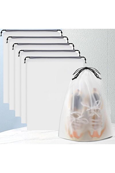 Generic MOMENT Clear shoe bags for travel 6 PCS, 40 x 30cm Travel shoe bags f...