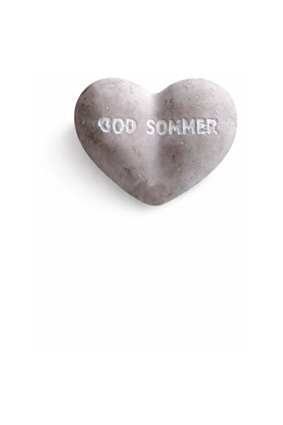 OEM Piatră decorativă în formă de inimă, design rustic, mesaj gravat, pentru ...