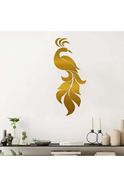KHUBARA' AL-ALWAN منحوتة أكريليك - AC-112026010 - ذهبي - 60x25