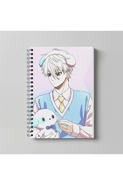 nihonwosekai Caiet Anime Blue Lock, format A4, 60 de coli, fără linii, cu imp...