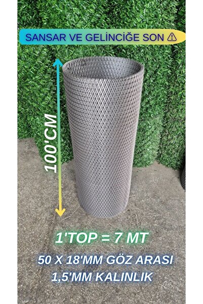 handanca Genişletilmiş Saç Sık Göz Aralıklı Kümes Teli (- 100 Cm Yükseklik 7 ...