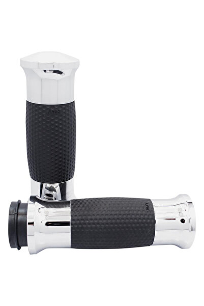 AVON Gel accelerator sleeves for Indian 14-18- 25.4mm diameter; Chrome color