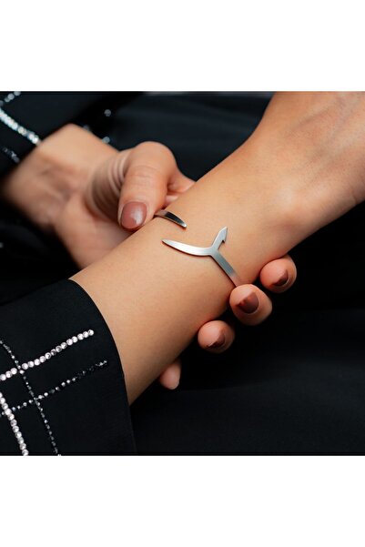 HUROOFY Arabic Letter Bracelets - Letter R (R) Silver Color Bracelet Elegant ...