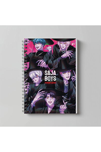 nihonwosekai K Pop Demon Hunters Anime A4 Size 60 Sheets Unlined Character Pr...