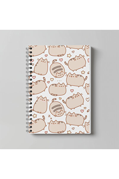 nihonwosekai Pusheen Anime A4 Size 60 Sheets Unlined Character Printed
