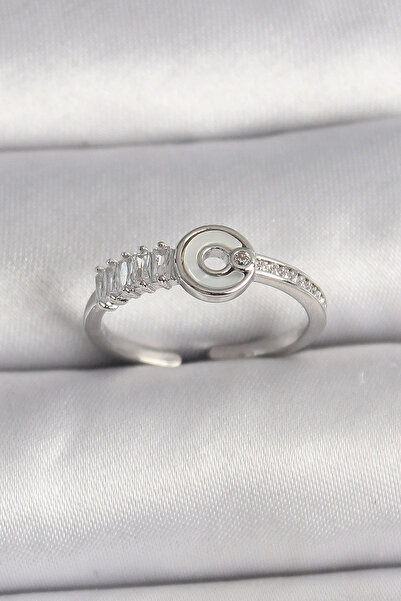 Marsilyan Nvdn- İetaks ™   Brass Silver Color Zircon Stone Adjustable Women's...