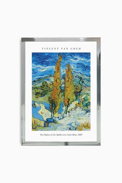 Raven Art Studio Vincent Van Gogh - Two Poplars in the Alpilles Near Saint Ré...