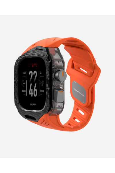 Aulumu A01 Watch Ultra 1/2 Compatible Case and Strap |   Carbon Fiber Cover |...