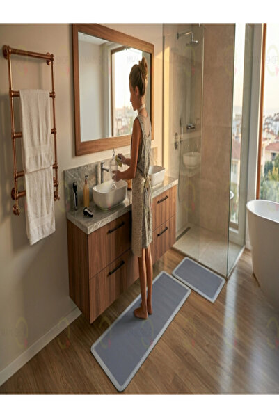 MAİN SHOP Χαλάκι Μπάνιου Αντιολισθητικό Χαλάκι Απορρόφησης Νερού Χωρίς Γράμμα...