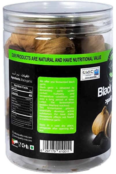 QUALITY FACTORY DRYING FOODSTUFF Quality GOURMET Black Garlic - Whole Cloves - 100% Naturally Treated to the perfection - Loose Packs